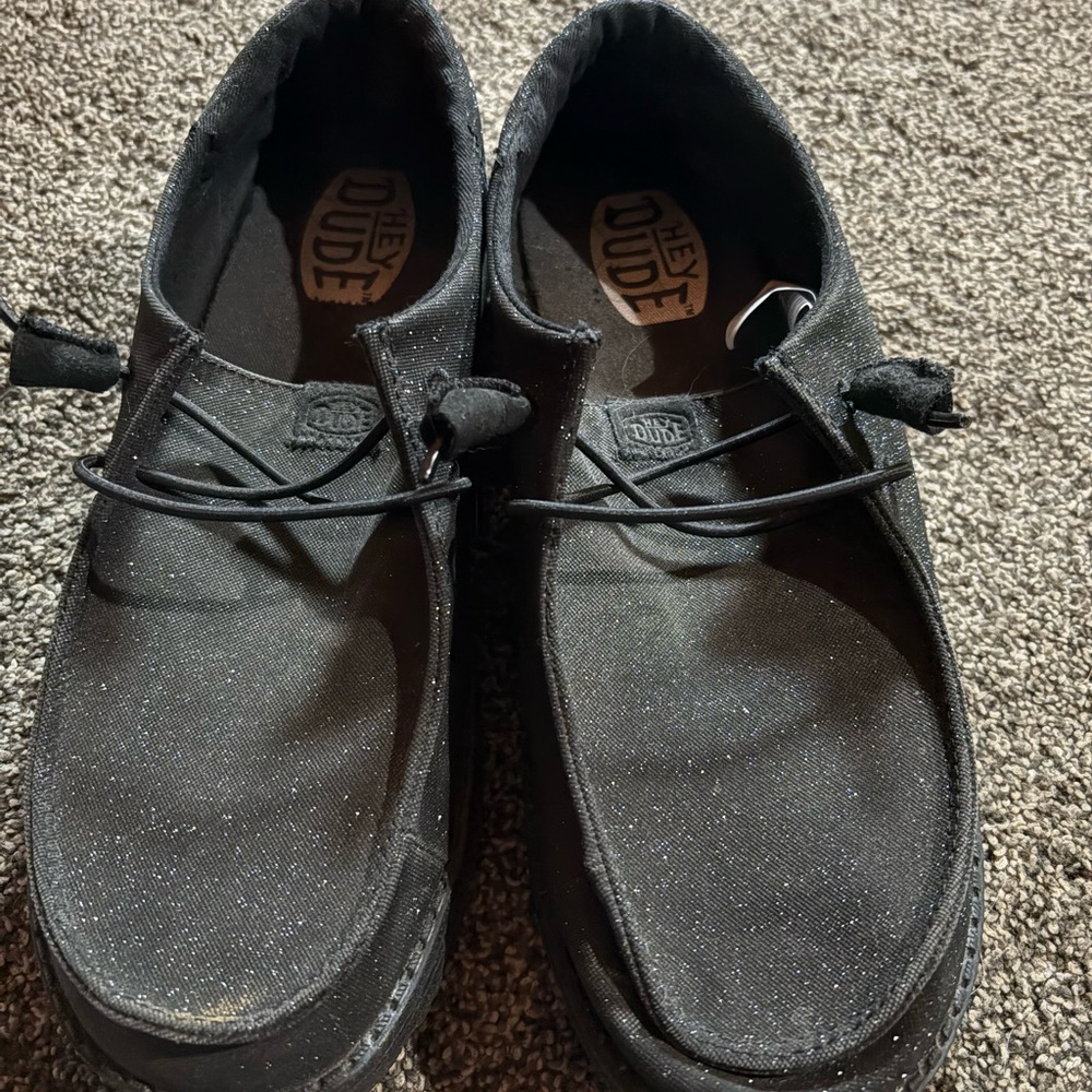 Hey Dude sparkle Black Casual Shoes
